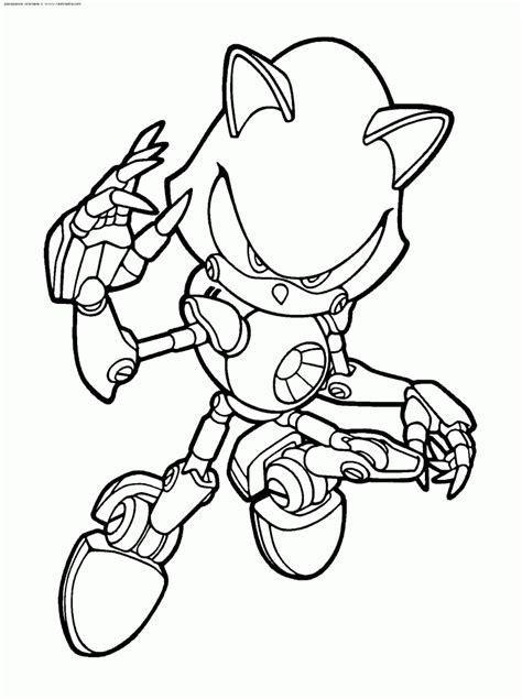 More images for printable sonic coloring pages » Free Printable Sonic The Hedgehog Coloring Pages For Kids