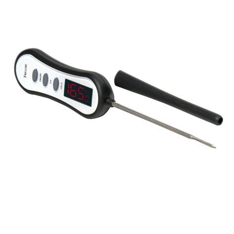 Taylor Pro Digital Thermometer With Led 9835 The Home Depot