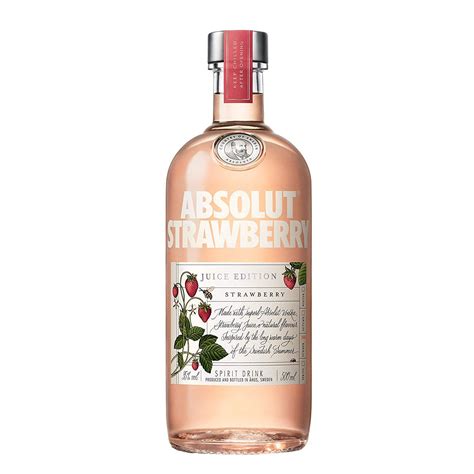 Absolut Juice Strawberry Edition 05l 35 Vol Absolut Vodka