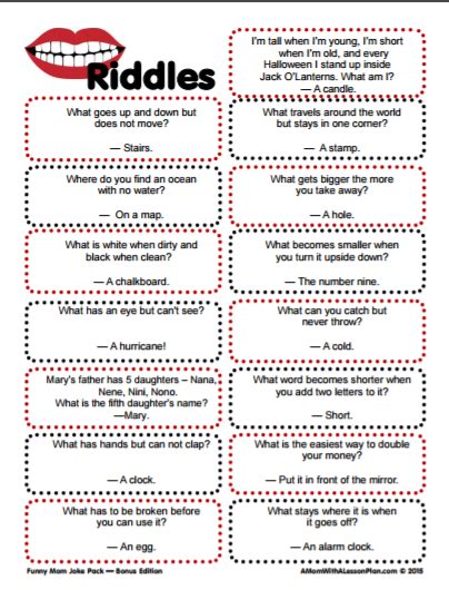 Riddles With Answers In English Funny