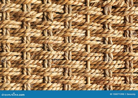 Wicker Braided Straw Texture As Background Stock Photo Image Of