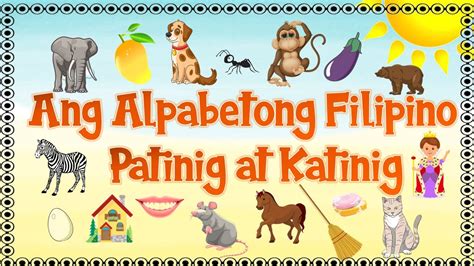 Compilation Alpabetong Filipino Katinig At Patinig Abakada Youtube