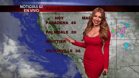 Weather Girl Janice Villagran Giving Us Some Firm Tight Plots In The