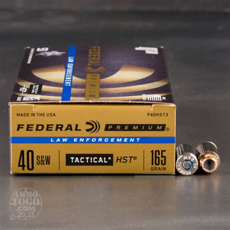 40 Smith And Wesson Jacketed Hollow Point Jhp Ammo For Sale By Federal