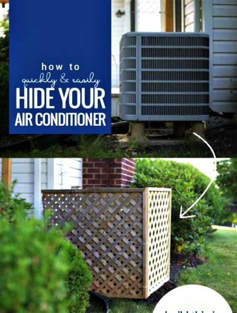 11 Diy Air Conditioner Cover Ideas Try This Weekend ⋆ Diy Crafts