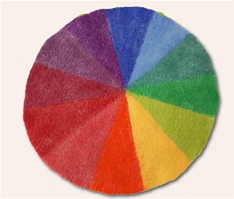 Finies les longues minutes à rassembler et ranger les briquettes de jeux de construction par exemple. Tapis arc-en-ciel en feutre de laine - Ø 50cm Papoose Toys