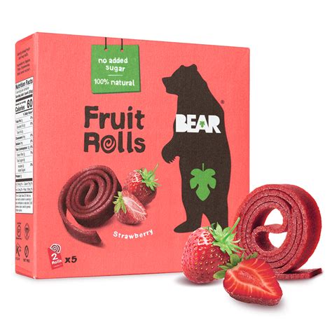 Bear Fruit Rolls Strawberry