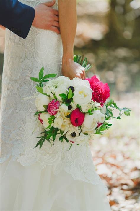 Simply Tasteful Wedding Prom Flowers Bouquet Hot Pink Wedding