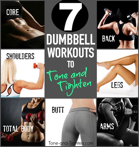 Sculpt sexy lean muscle with a week's worth of total-body dumbbell
