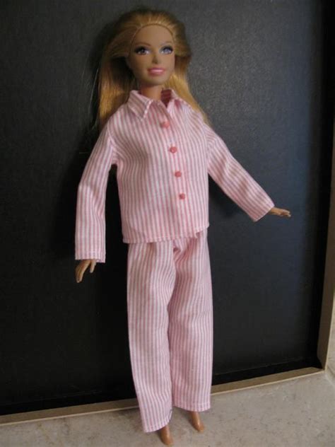 Barbie Doll Clothes Pink Pajamas Clothes Doll Clothes Pajamas