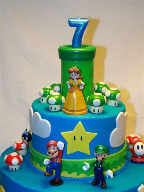 For the mario, did you pipe the individual dots free hand, or did you have a template of sorts? Cakes by Kristen H.: Super Mario Bros. Cake