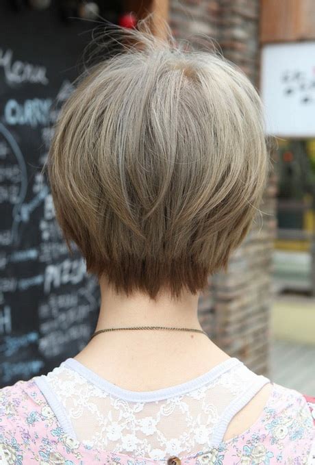 Back Views Of Short Haircuts Style And Beauty
