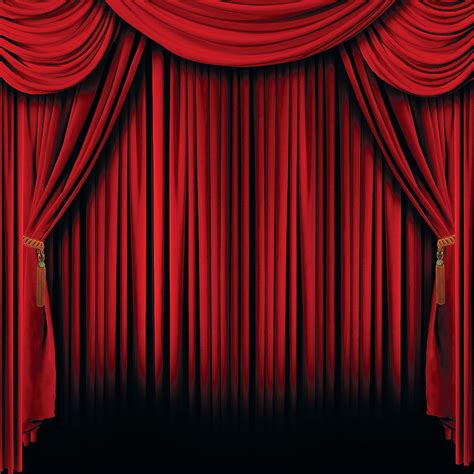 Red Curtain Backdrop 2 Pc Oriental Trading Red Curtains Curtain