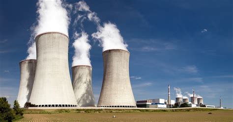 Nuclear Power Plant And Cooling Towers Canoil Canada Inc