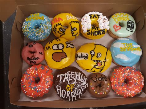 Made Some Simpsons Donuts Rthesimpsons