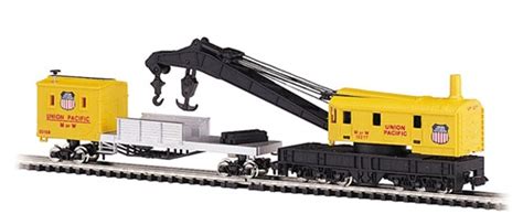 N Scale Bachmann 46611 Wrecking Crane Union Pacific 123
