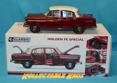 118 Classic Holden Fe Special Sedan Cascade White Over Etna Maroon