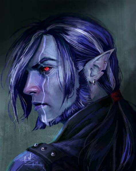 Pin By Brennen Hopson On Fantasy Race Dark Elf In 2020 Drow Male