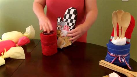 Towel folding creativity tutorial, teddy bear, turtle,. How to make a Kitchen Towel Gift Set (Housewarming) - YouTube