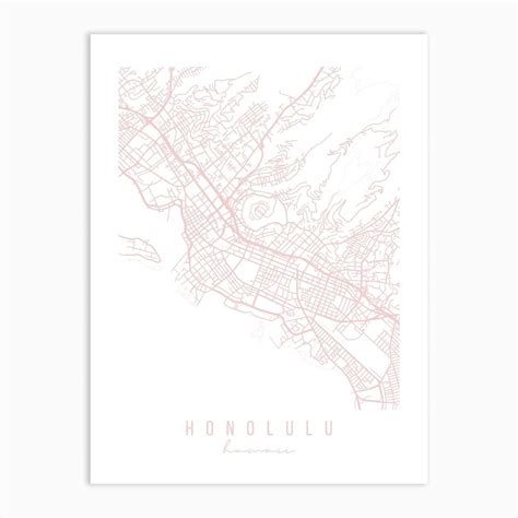 Map Canvas Print Map Art Print Fine Art Prints Street Map Art