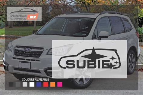 Subaru Vehicle Decals Vehicle Stickers Vehicle Graphics Nz