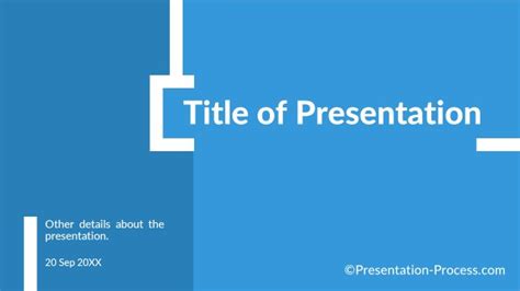 Flat Design Templates Powerpoint Title Slide