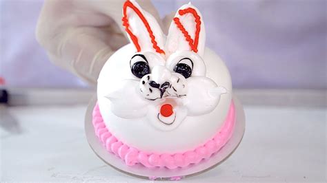 Ugly Bunny Rabbit Cake Ice Cream Rolls Youtube