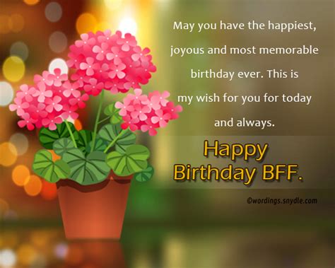 Birthday Wishes For Best Friend Forever
