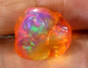 7 9 CT Orange Polished Mexican Fire Opal INV 561 INVESTMENTOPALS