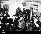 Inhabitants of Berlin in air raid shelter, 1943 Stock Photo - Alamy