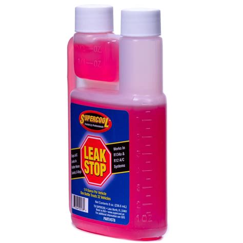 R134a And 1234yf Seal Leak Stop Concentrate 8oz Tsi Supercool