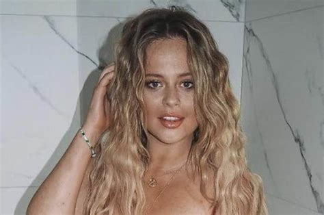Emily Atack Sizzles In Teeny Satin For Raunchy Instagram Snap Daily Star
