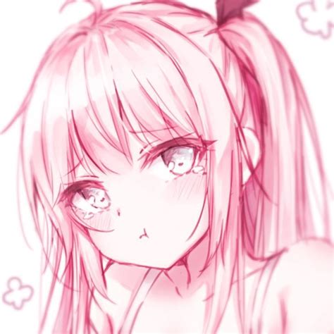 Pink Anime Girl Pfp