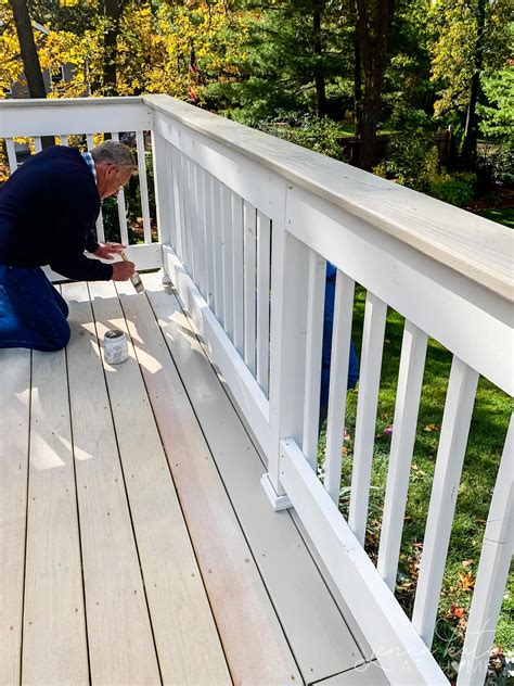 Get all savings and management perks of a paint professional account plus next level access to color chips, color whether you're staining a new deck or restoring an old one, our deck stains, clear sealers, cleaning. Sherwin Williams Intellectual Gray and Extra White solid deck stain in 2020 | Staining deck, Diy ...