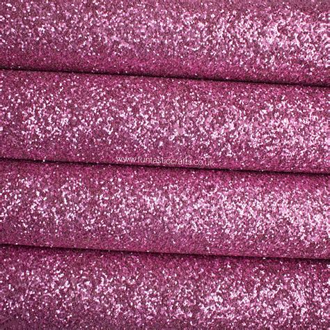 Matte Quartz Pink Chunky Glitter Fabric Funtastic Crafts