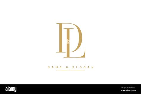 Modern Abstract Letter Ld Dl Logo Design Minimal Ld Dl Initial Based