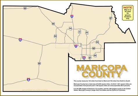 Map Of Maricopa County Arizona A2z Computer Works