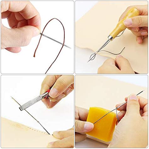 Leather Sewing Tools Simpzia Pieces Leather Tools Craft Diy Hand