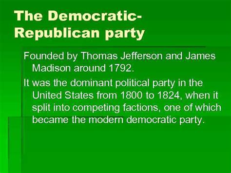 Political Parties The Differences Between The Parties Of