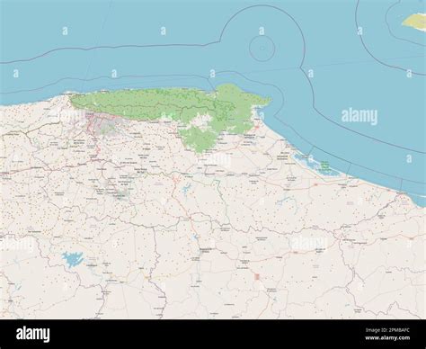 Miranda State Of Venezuela Open Street Map Stock Photo Alamy