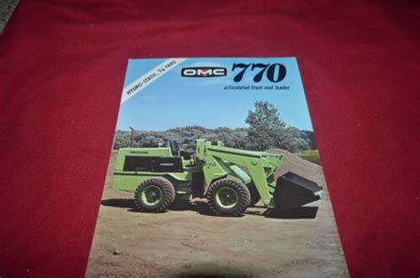 Owatonna 770 Articulated Loader Dealers Brochure Mfpa2 Picture 1 Of 1