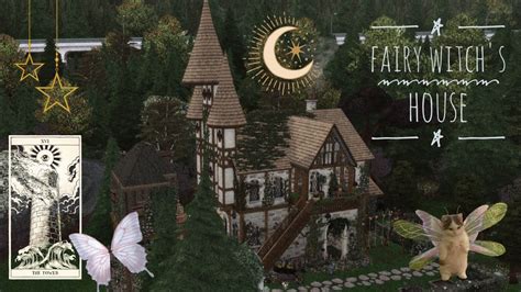 Fairy Witchs House Sims 4 Speed Build Fantasy And Cottagecore Youtube
