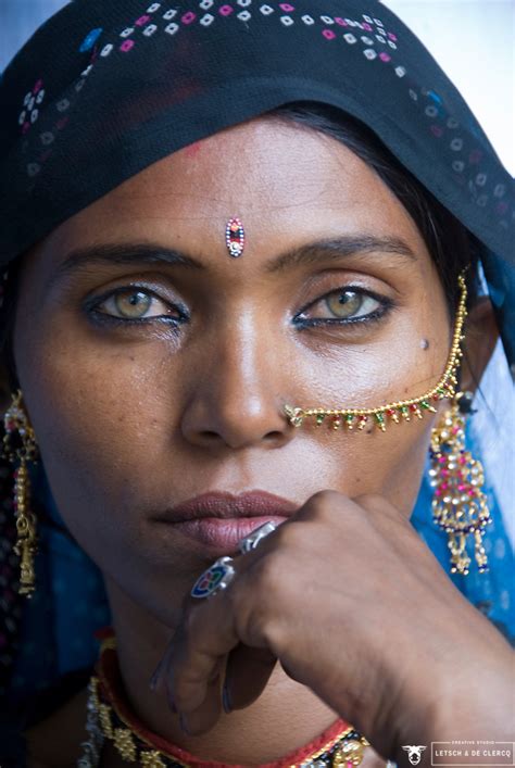 Portrait of a beautiful Rajasthani woman (India) | Let'sch Focus