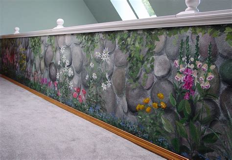 Garden Wall Mural Painting Mural Wall