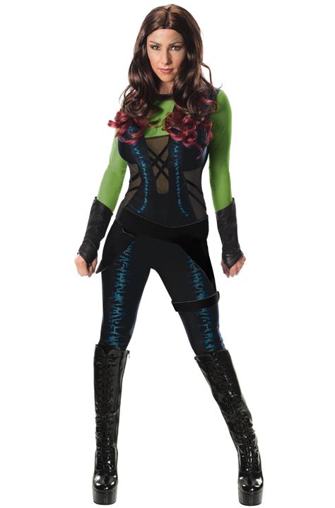 Guardians Of The Galaxy Gamora Women S Halloween Fancy Dress Costume For Adult Xs