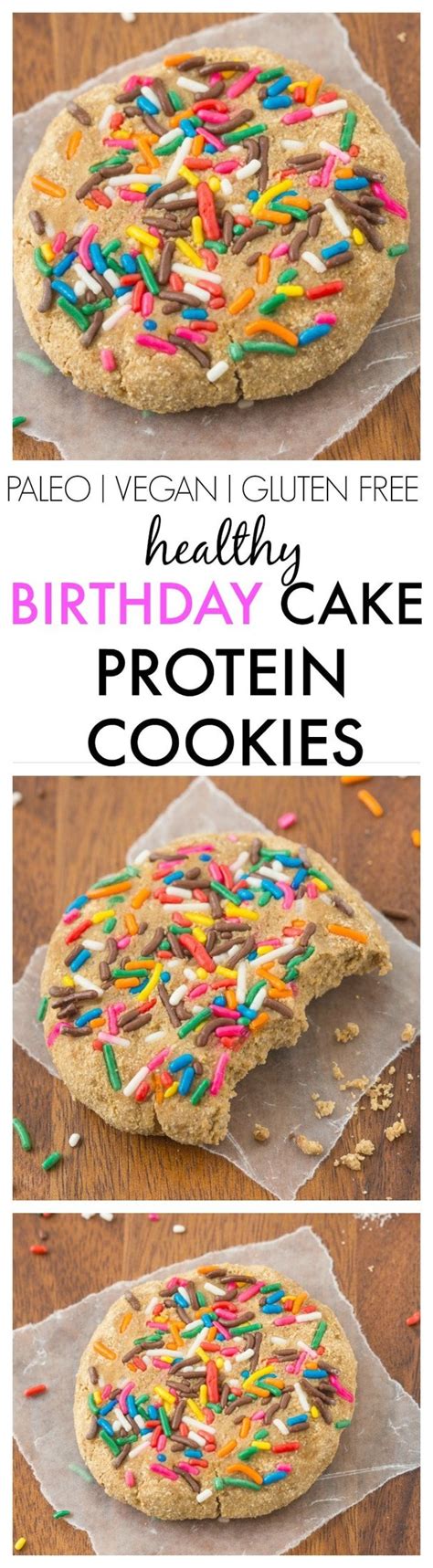 Birthdays are all about being treated and celebrating your little one's special day—in moderation, of course! Healthy Birthday Cake Protein Cookies