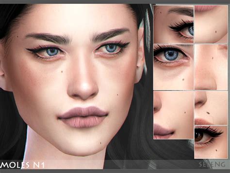 Selengs Moles N1 Sims Sims 4 Skintones Sims 4 Cc Face