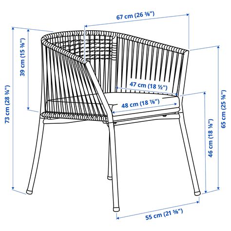 SEGERÖN table 6 chairs w armrests outdoor white beige Frösön Duvholmen