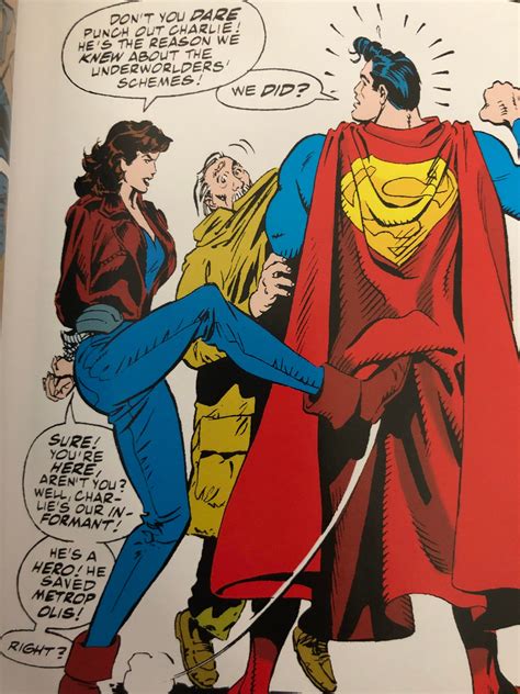 Lois Lane Kicking Superman In The Butt Rsuperman