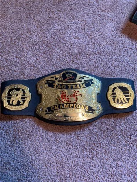 Wwe Tag Team Championship Belt Replica Kids 2005 Jakks Pacific 500